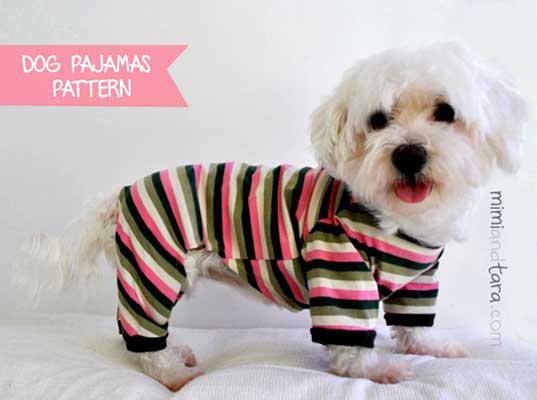 Classic dog pajama pattern