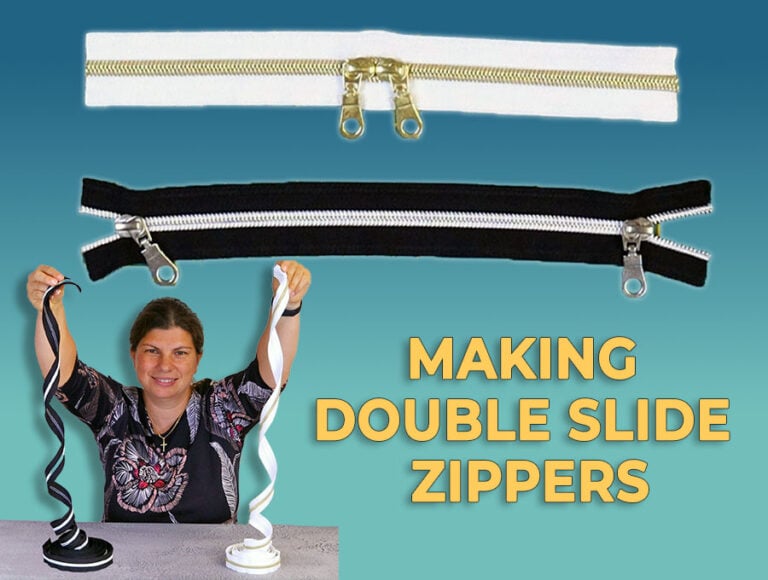 How to make a Double Slide Zipper – Head to Head or Back to Back Sliders – Very Easy tutorial