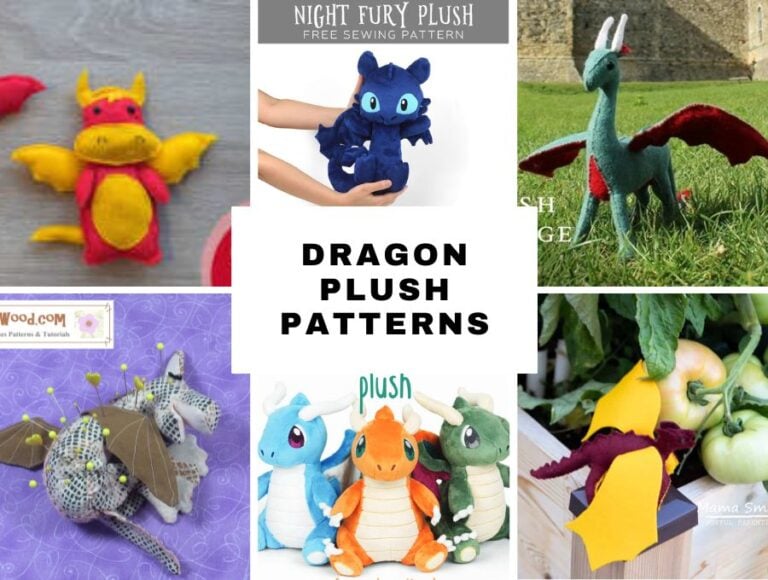 12+ Dragon Plush Patterns [FREE]