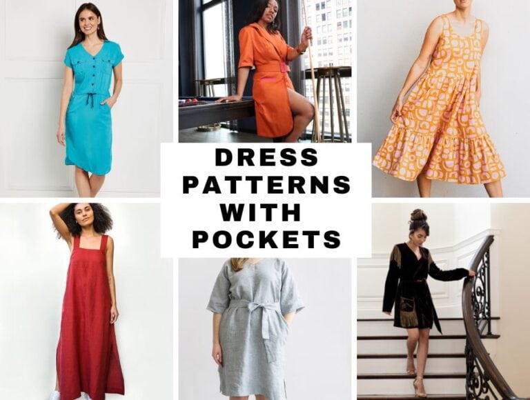 15+ Dress Patterns with Pockets [FREE and Easy]