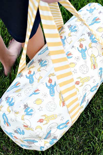 Kids duffle bag pattern