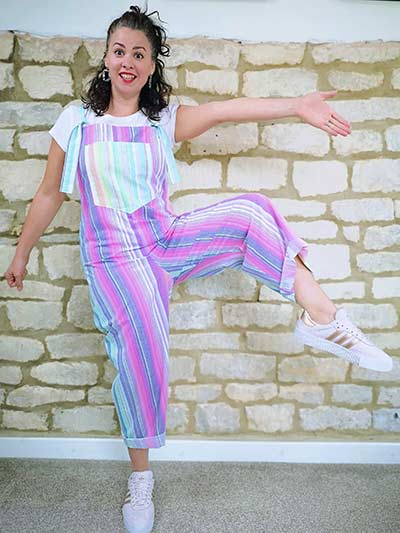 Oversized dungaree overall – draft your own pattern