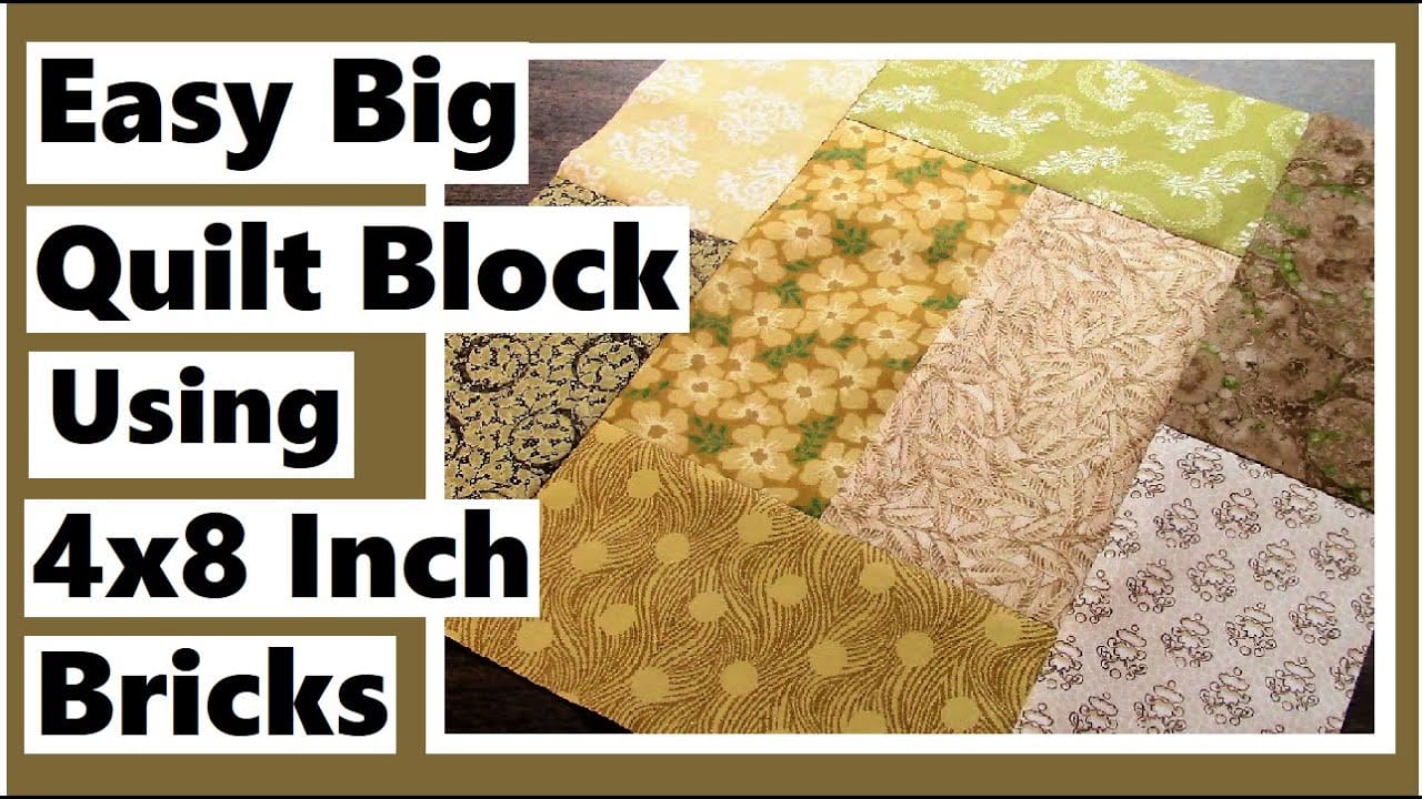Big Block Quilt Patterns (all Free) ⋆ Hello Sewing