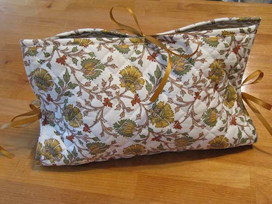 easy casserole carrier from placemats