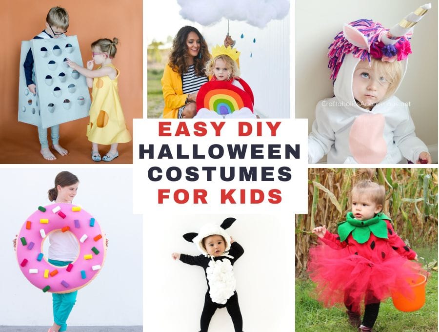 32+ EASY DIY Last-Minute Halloween Costume Ideas For Kids ⋆ Hello Sewing