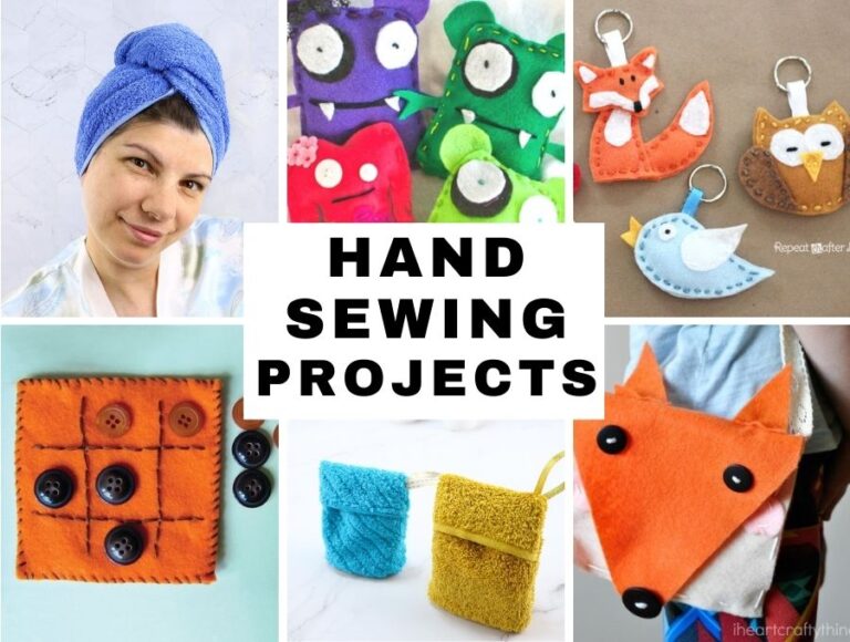 15+ Easy Hand Sewing Projects for Kids and Adults