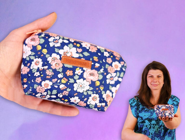 DIY Mini Zipper Pouch