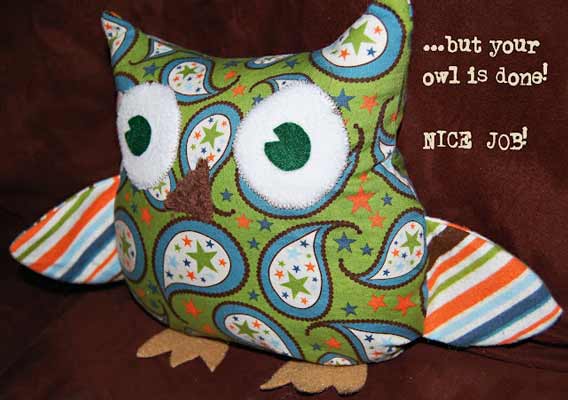 Easy owl pattern and tutorial