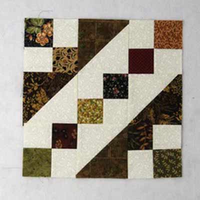 Easy railroad quilt block