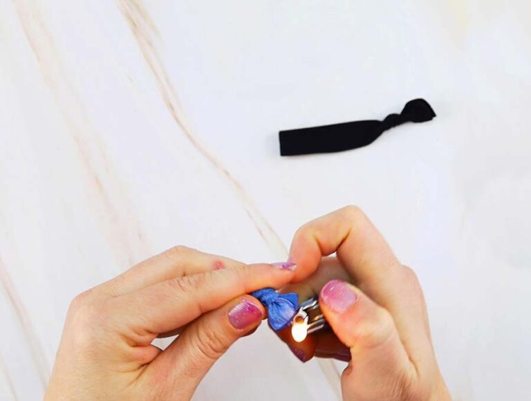 DIY Fold Over Elastic Hair Ties Or Headbands In 2 Minutes ⋆ Hello Sewing