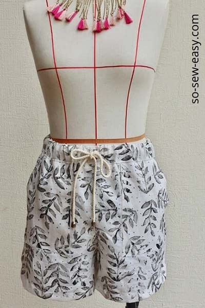 Easy DIY Shorts Sewing Pattern Beginner-friendly Shorts and Skirt