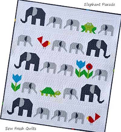 elephant baby quilt