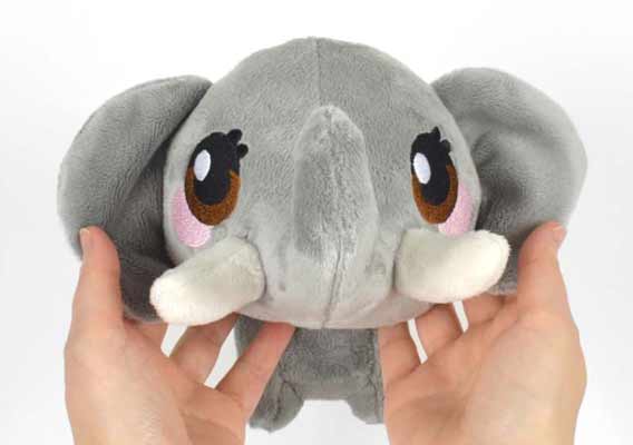Elephant plush toy pattern