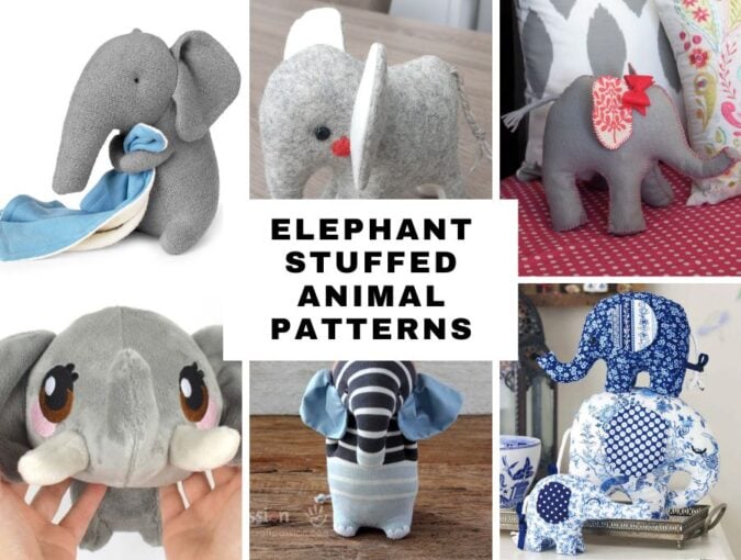 elephant stuffed animal patterns