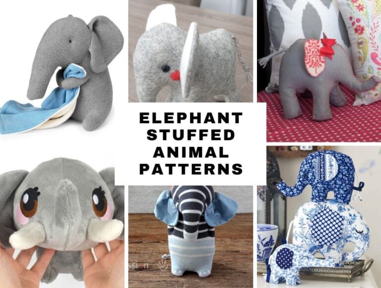 15+ FREE Elephant Stuffed Animal Sewing Patterns – a Guide to Handcrafted Cuddles
