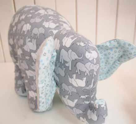 Elephant soft toy pattern