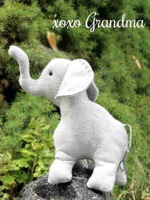 free stuffed elephant pattern