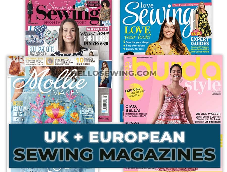 europe and uk sewing magazines