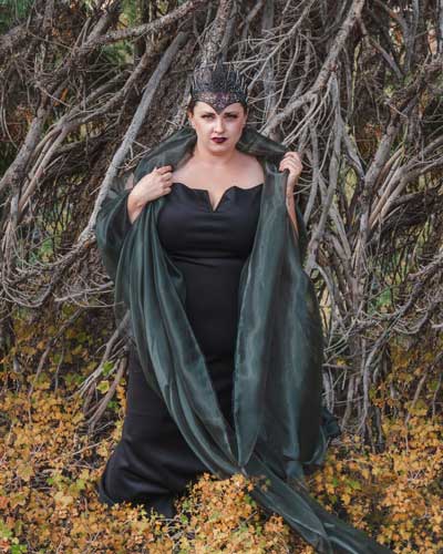 Plus size evil queen costume