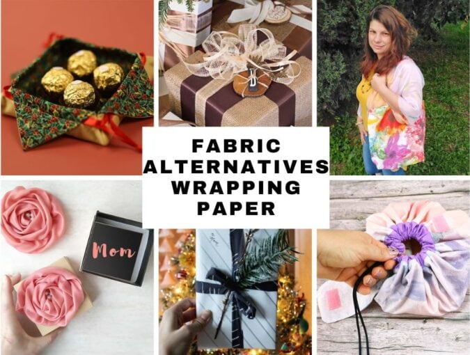 fabric alternatives wrapping paper