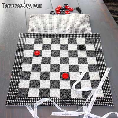 Fabric checkerboard