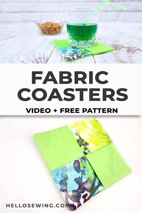 How to make fabric coasters