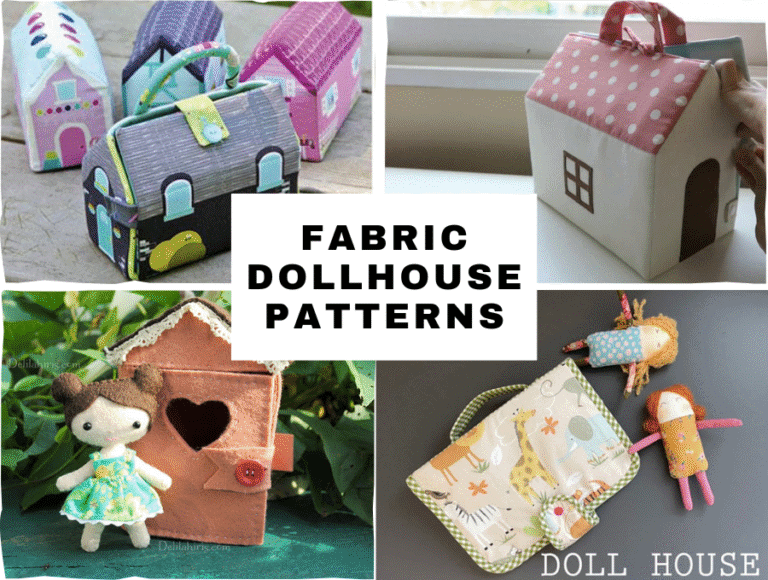 Fabric Dollhouse Purse Sewing Patterns