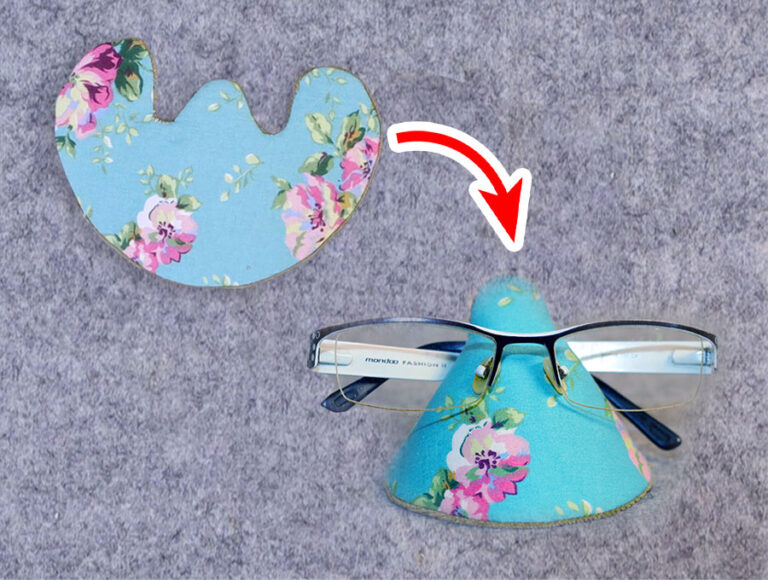 DIY Fabric Glasses Stand – Eyeglasses Holder Sewing Pattern [Perfect for Your Eyeglasses]