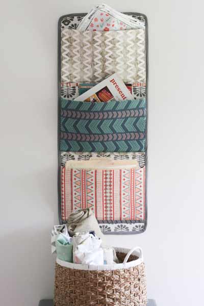 Fabric wall organizer