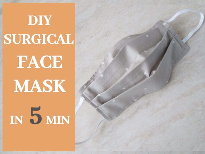 how to sew a surgical face mask