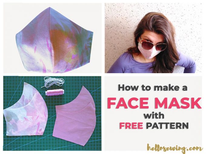 How to Make a Homemade Face Mask without Elastic and with Filter Pocket -  girl. Inspired.