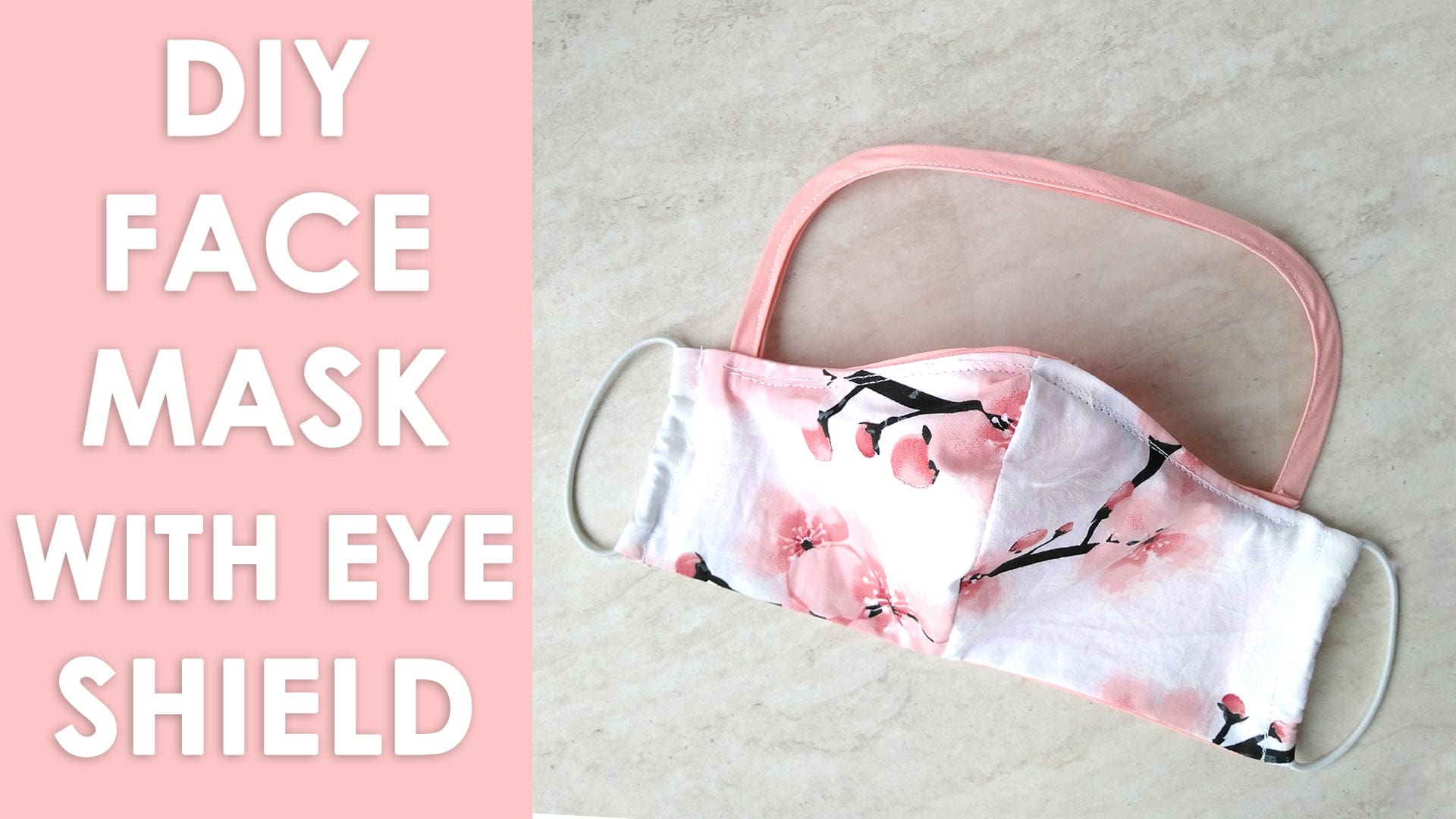 Level Up Face Mask With Eye Shield Protection Diy Hello Sewing