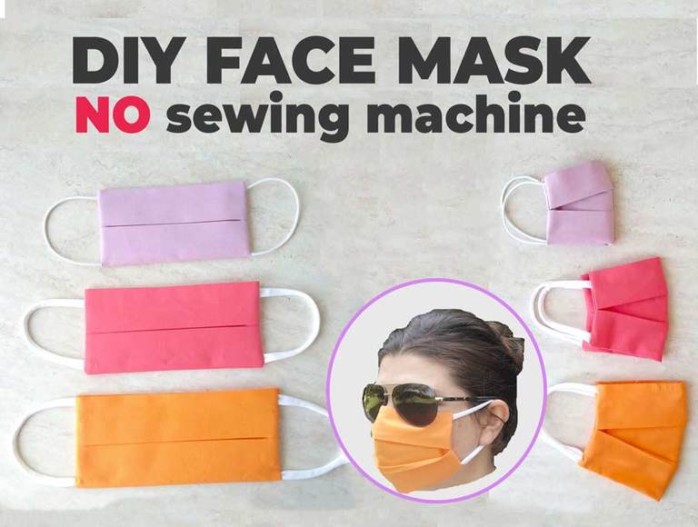 DIY Face Mask | NO Sewing Machine | Hand stitch guide for beginners