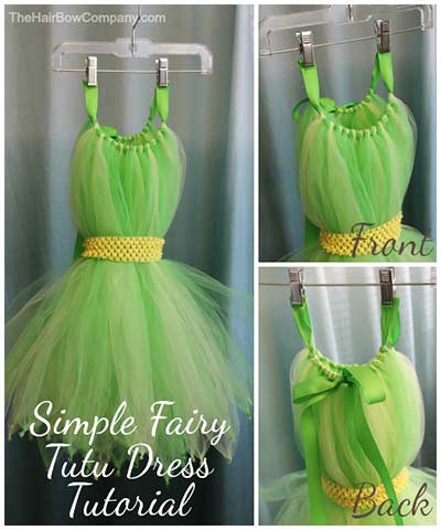 Easy Fairy costume {tutu dress tutorial} | BeingBrook