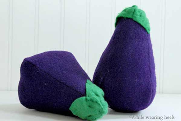 Felt Eggplant Tutorial