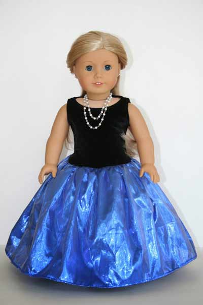 Fancy Cinderella dress for American Girl doll