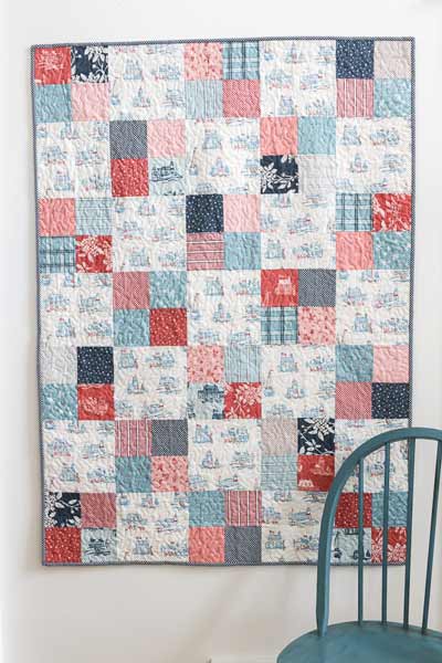 Easy four patch quilt