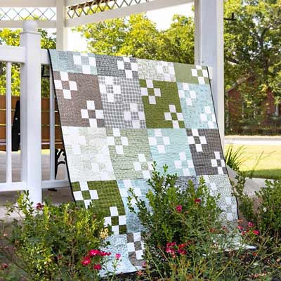 Fat Quarter Four Patch Shortcut Quilt Pattern