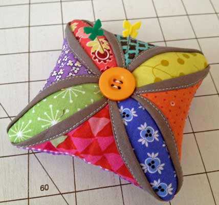 Pinwheel Pin Cushion Pattern - $0 (Free Download) • 2 Sizes