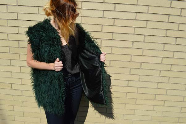 faux fur vest for women