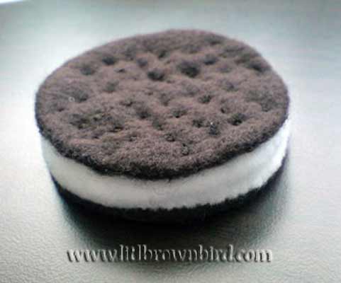 Felt Oreo Cookie Ice-Cream