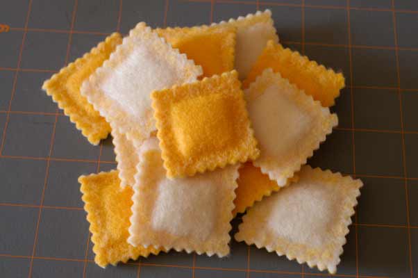 Felted Ravioli Tutorial