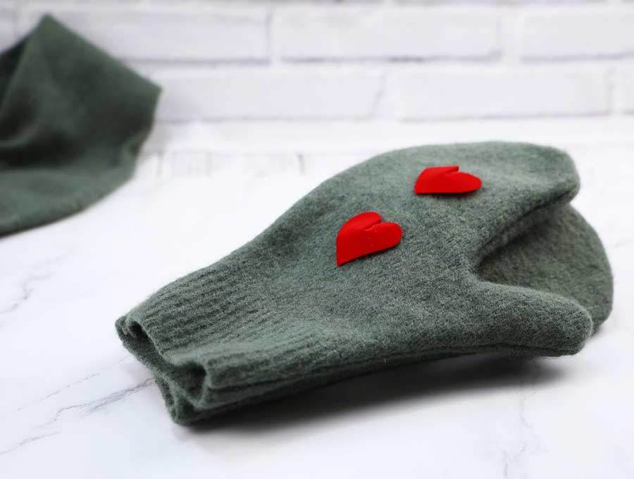 felted wool sweater mittens