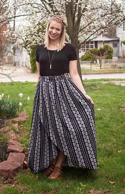 maxi skirt plus size