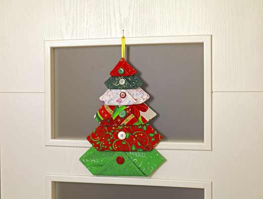 Christmas tree door decor