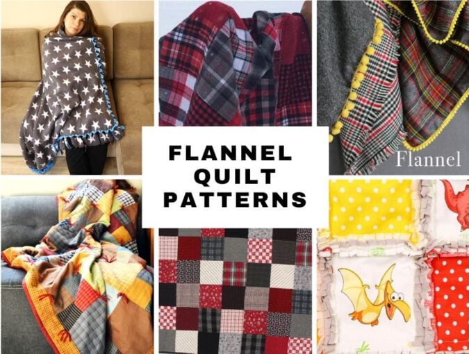 21+ Flannel Quilt Patterns For Warm And Cozy Winter Nights ⋆ Hello Sewing