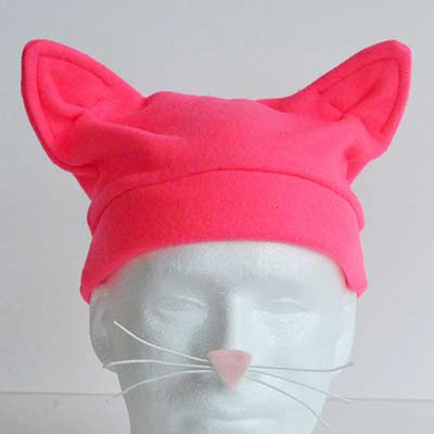 fleece cat hat