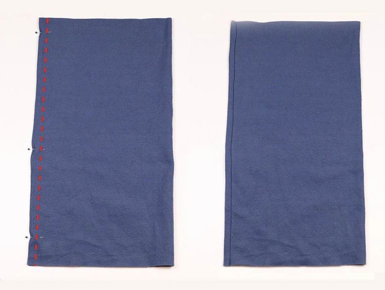 How To Make A Fleece Poncho With A Hood [Using Just 2 Seams] ⋆ Hello Sewing