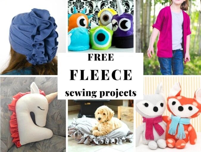 20+ Fleece Sewing Projects And Ideas You Can Whip Up Quickly ⋆ Hello Sewing