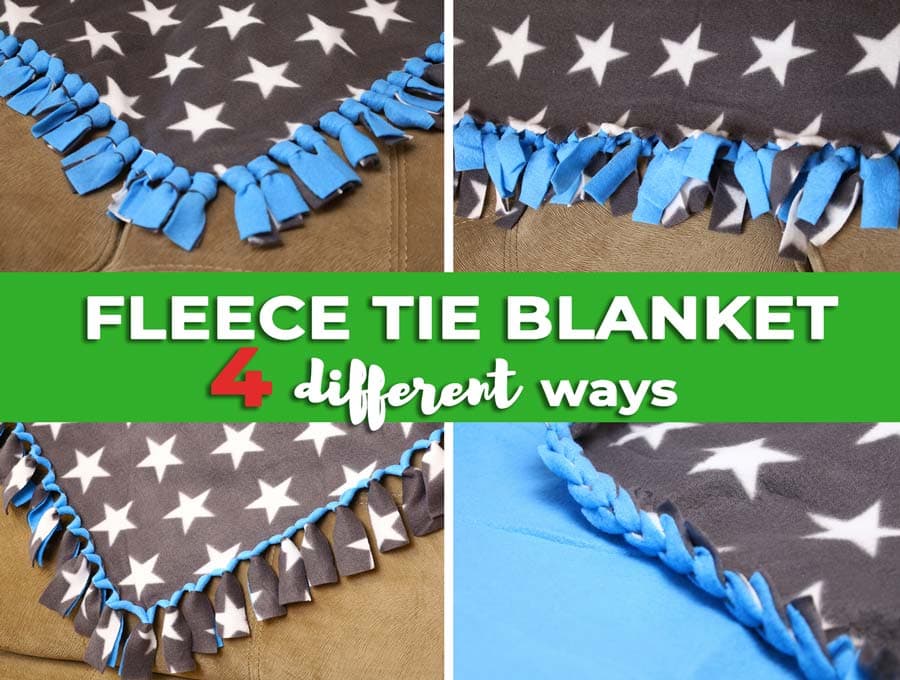 no sew fleece tie blanket